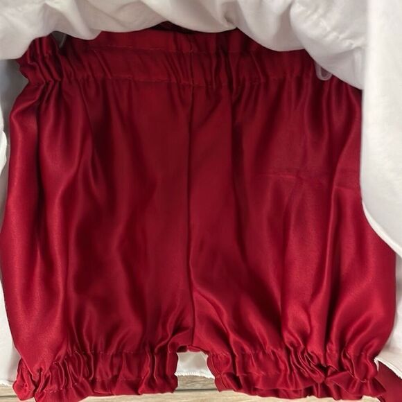 CINDERELLA Girls Baby Christmas Holiday 2 piece Red Dress with Bloomers Size 6M - Picture 2 of 6